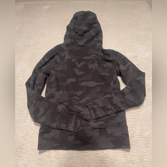 Lululemon Scuba Hoodie *Light Cotton Fleece Heritage 365 Camo Deep Coal Multi 10 - Picture 2 of 6